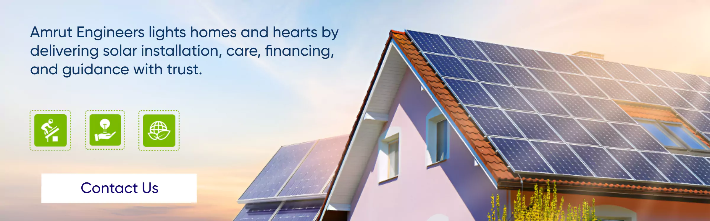 Amrut engineers provide high tech solar panels banner solar energy clean energy (2)